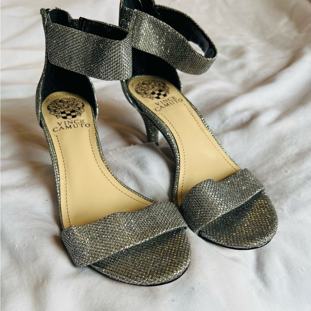 Vince Camuto Sparkling Metallic Heels